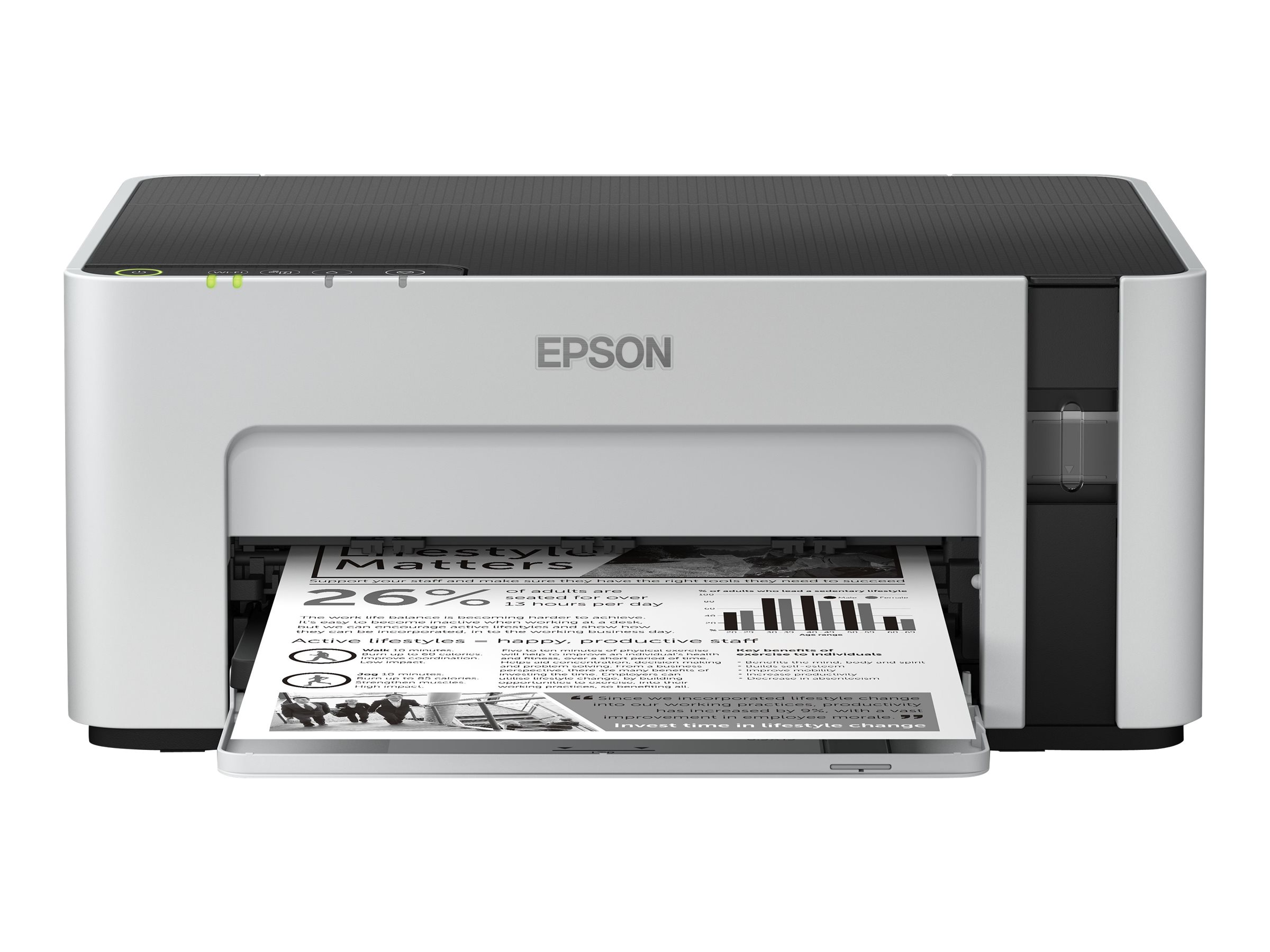 Epson EcoTank M1120 | Inkjet | Mono | Standard | Wi-Fi | Grey - Image 2