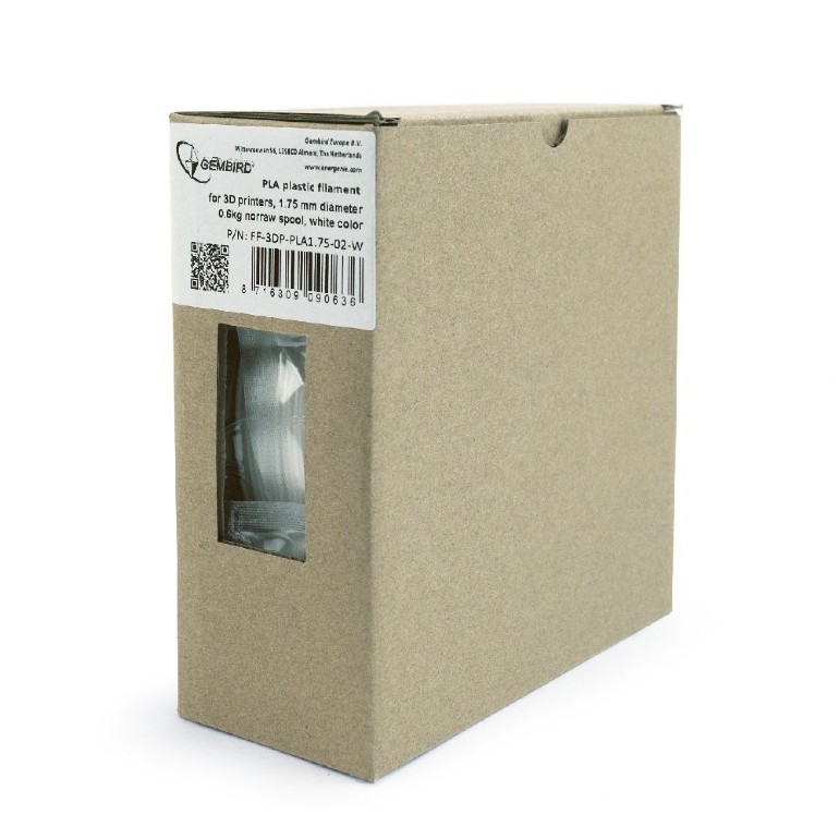 Flashforge PLA-PLUS filament, white, 1.75 mm, 1 kg | 3DP-PLA+1.75-02-W - Image 2