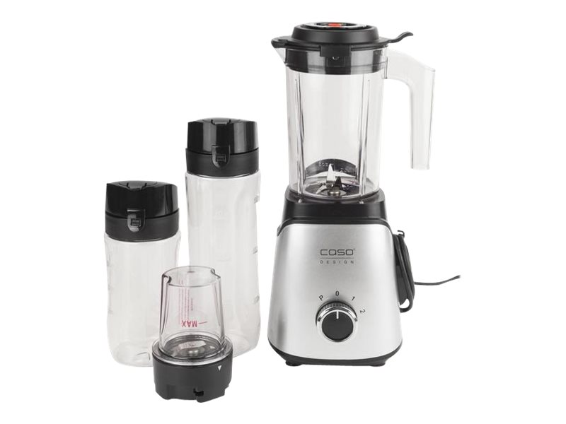 Caso | Blender with vacuum function | B300 VacuServe | Tabletop | 300 W | Jar material BPA-free Tritan | Jar capacity 0.7 L | Mini chopper | Stainless steel - Image 6