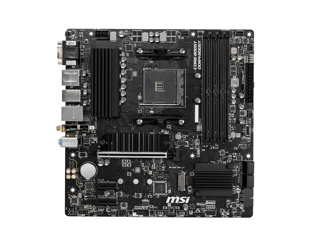 MSI | B550M PRO-VDH WIFI | Processor family AMD | Processor socket AM4 | DDR4 | Memory slots 4 | Chipset AMD B | Micro ATX - Image 3