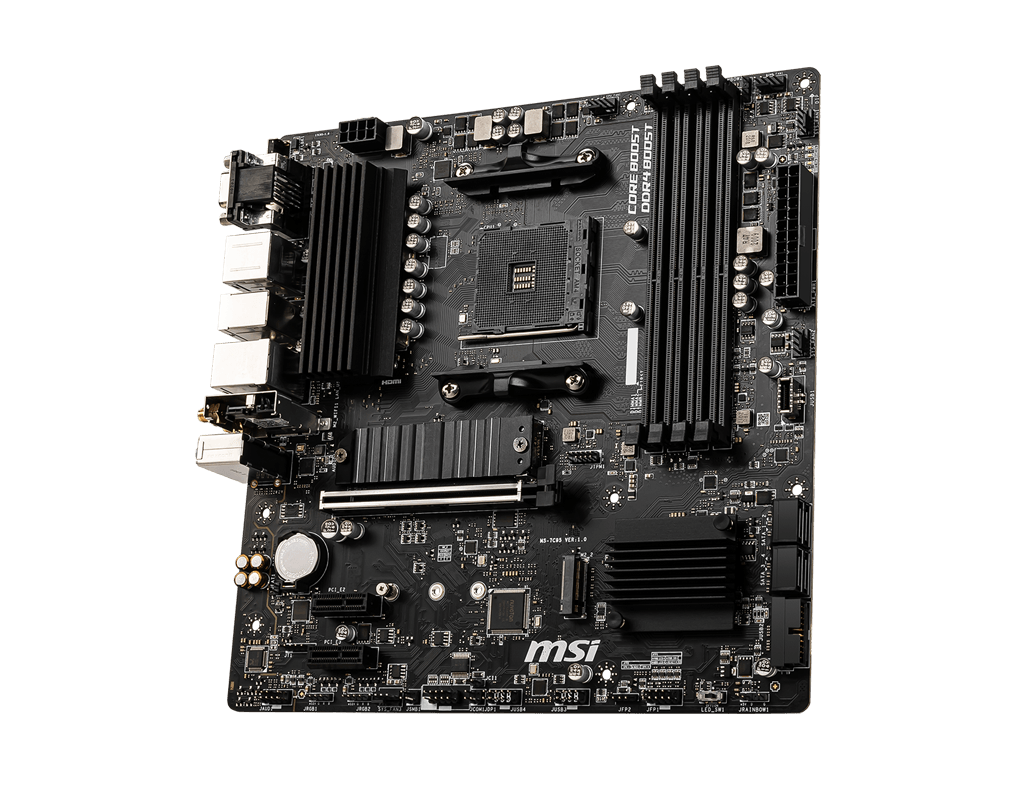 MSI | B550M PRO-VDH WIFI | Processor family AMD | Processor socket AM4 | DDR4 | Memory slots 4 | Chipset AMD B | Micro ATX - Image 5