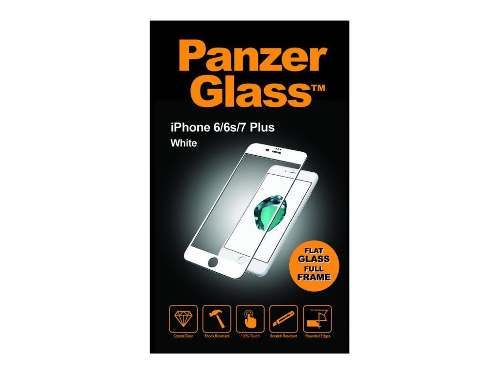 PanzerGlass | 2621 Casefriendly | Screen protector | Apple | iPhone 6/6s/7/8 Plus | Tempered glass | Transparent/White | Original PanzerGlass™ tempered glass screen protector/Crystal Clear/Full frame coverage/Oleophobic layer (antibacterial + anti-fingerprint)/100% touch preservation - Image 4