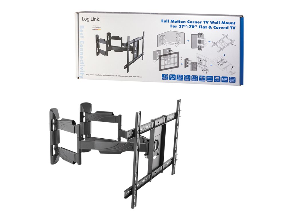 Logilink BP0047 TV Wall mount, 37"-70". corner mount | Logilink - Image 2