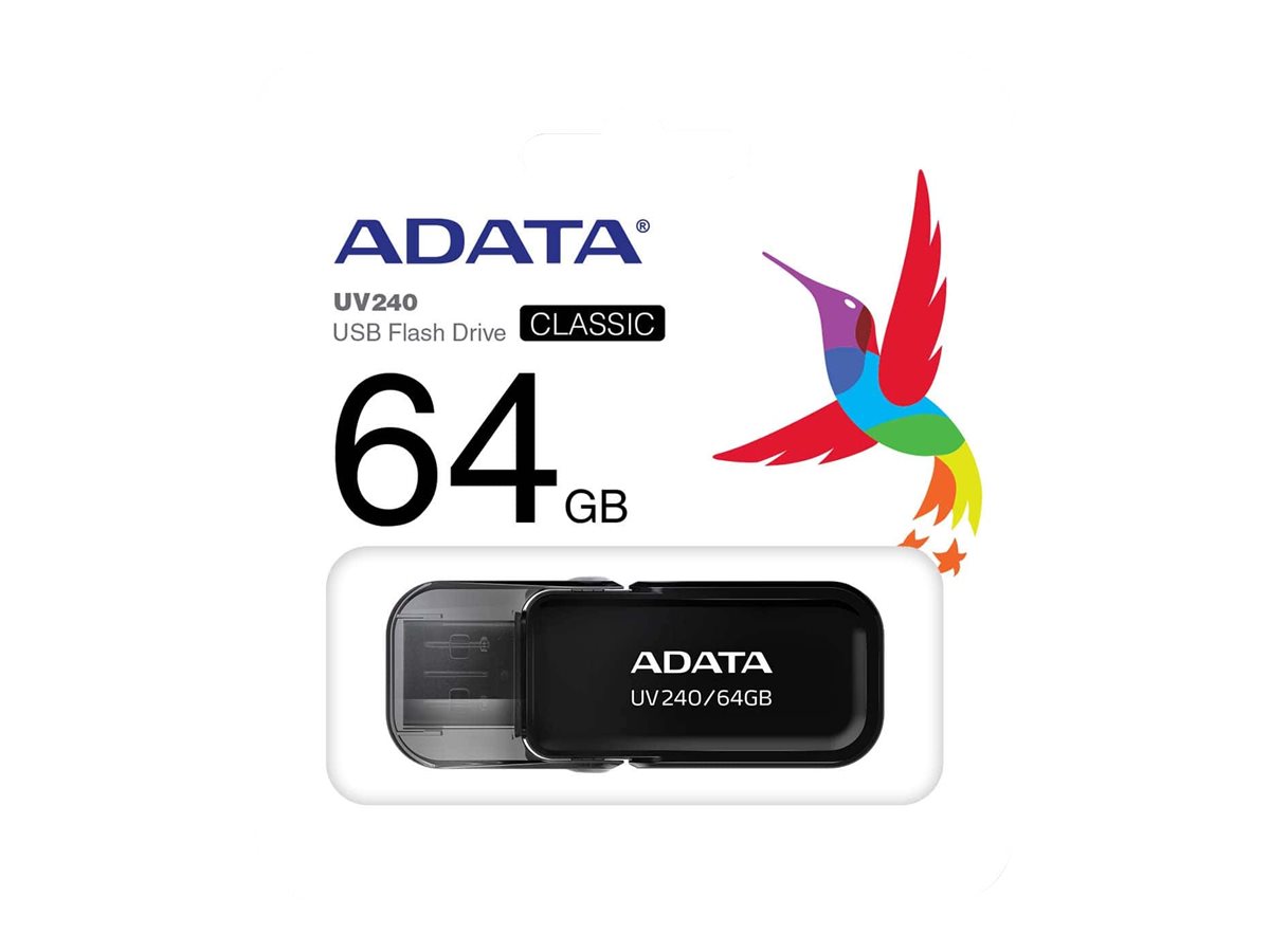 ADATA | DashDrive UV240 | 64 GB | USB 2.0 | Black - Image 3