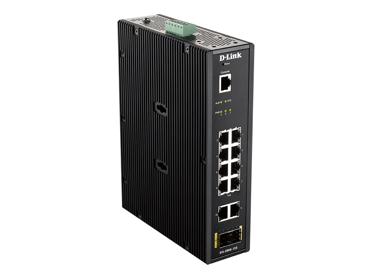 D-LINK DIS-200G-12S L2 Managed Industrial Switch with 10 10/100/1000Base-T and 2 1000Base-X SFP ports | D-Link | 60 month(s) - Image 4