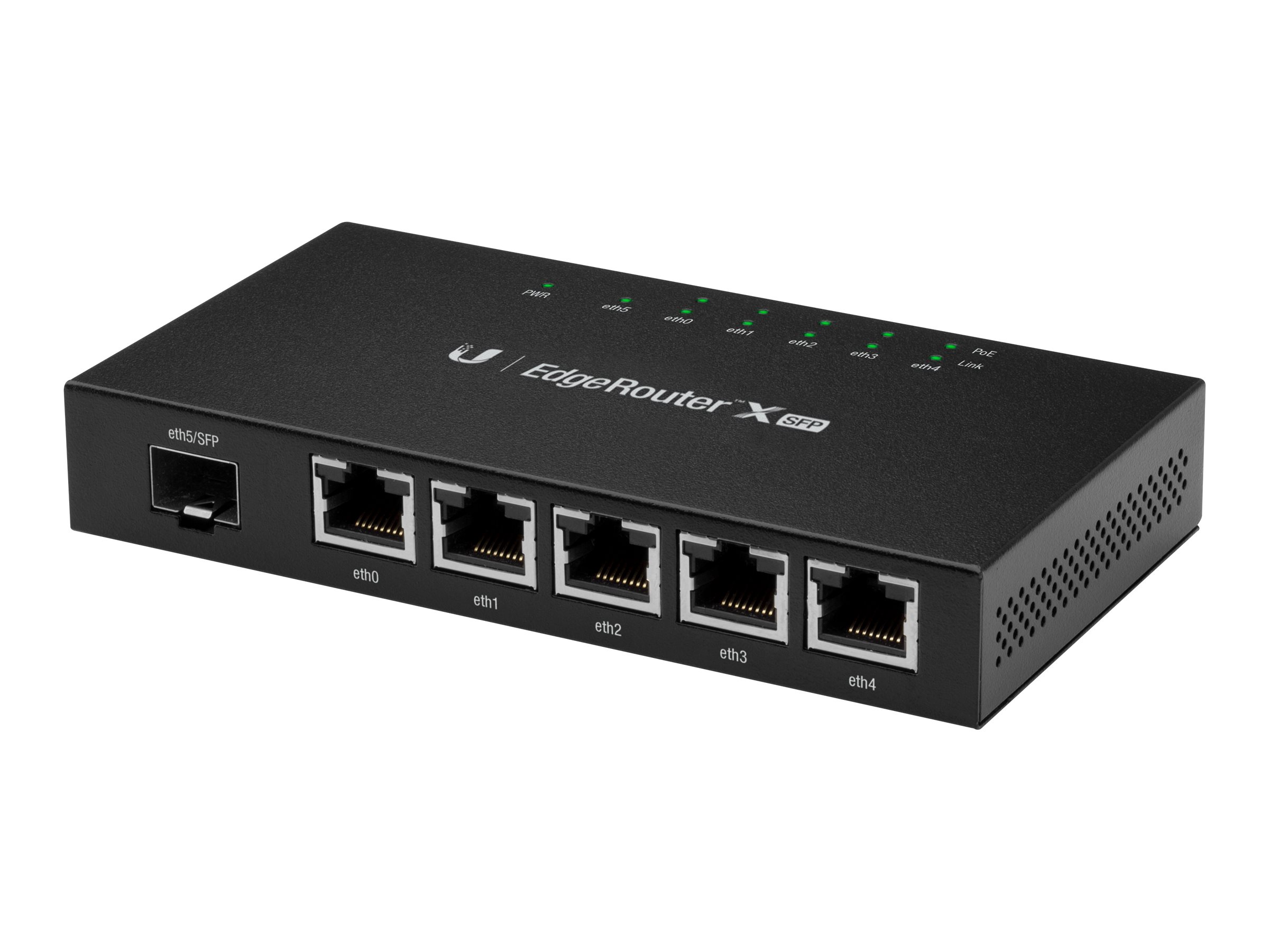 EdgeRouter | ER-X-SFP | No Wi-Fi | 10/100/1000 Mbit/s | Ethernet LAN (RJ-45) ports 5 | Mesh Support No | MU-MiMO No | No mobile broadband - Image 2