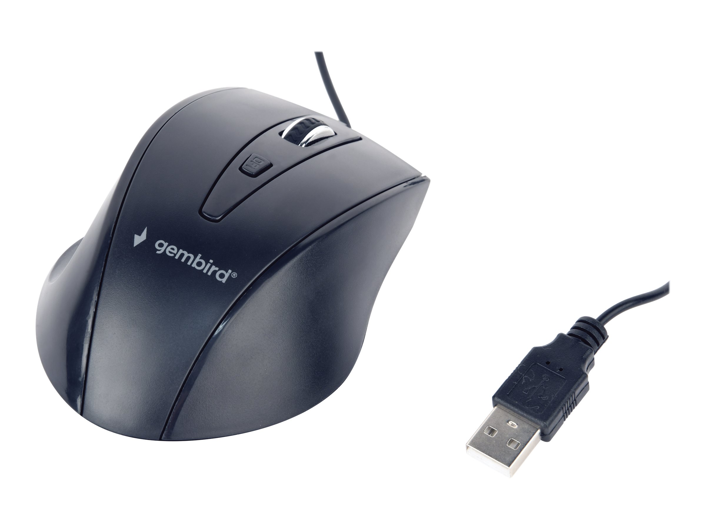 Gembird | Mouse | MUS-4B-02 | USB | Standard | Wired | Black - Image 2