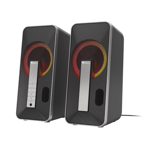 Genesis | Computer Speaker | Helium 100BT RGB | Bluetooth | Wireless connection | Silver/Black