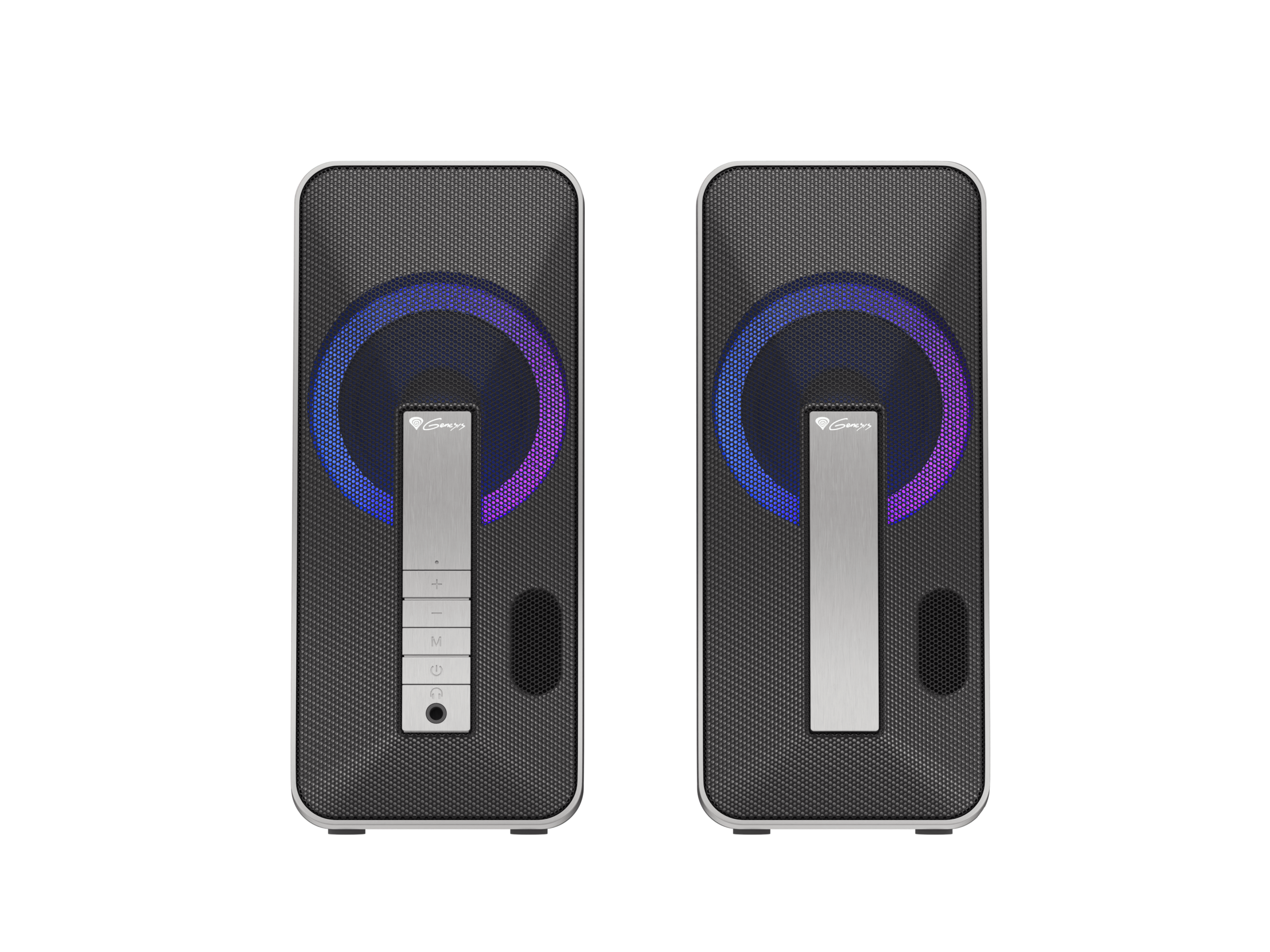 Genesis | Computer Speaker | Helium 100BT RGB | Bluetooth | Silver/Black | Gaming Speakers | Wireless connection - Image 3