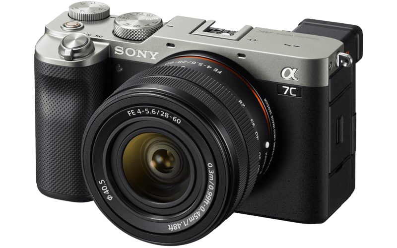 ILCE-7CL Sony Alpha A7C Full-frame Mirrorless Interchangeable Lens Camera with Sony FE 28-60mm F4-5.6 Zoom Lens, Silver | Sony | Full-frame Mirrorless Interchangeable Lens Camera with Sony FE 28-60mm F4-5.6 Zoom Lens | Alpha A7C | Mirrorless Camera body | 24.2 MP | ISO sensitivity (max) 102400 | Display diagonal 3.0 " | Video recording | Wi-Fi | Fast Hybrid AF | Magnification 0.59 x | Viewfinder | CMOS | Silver - Image 3