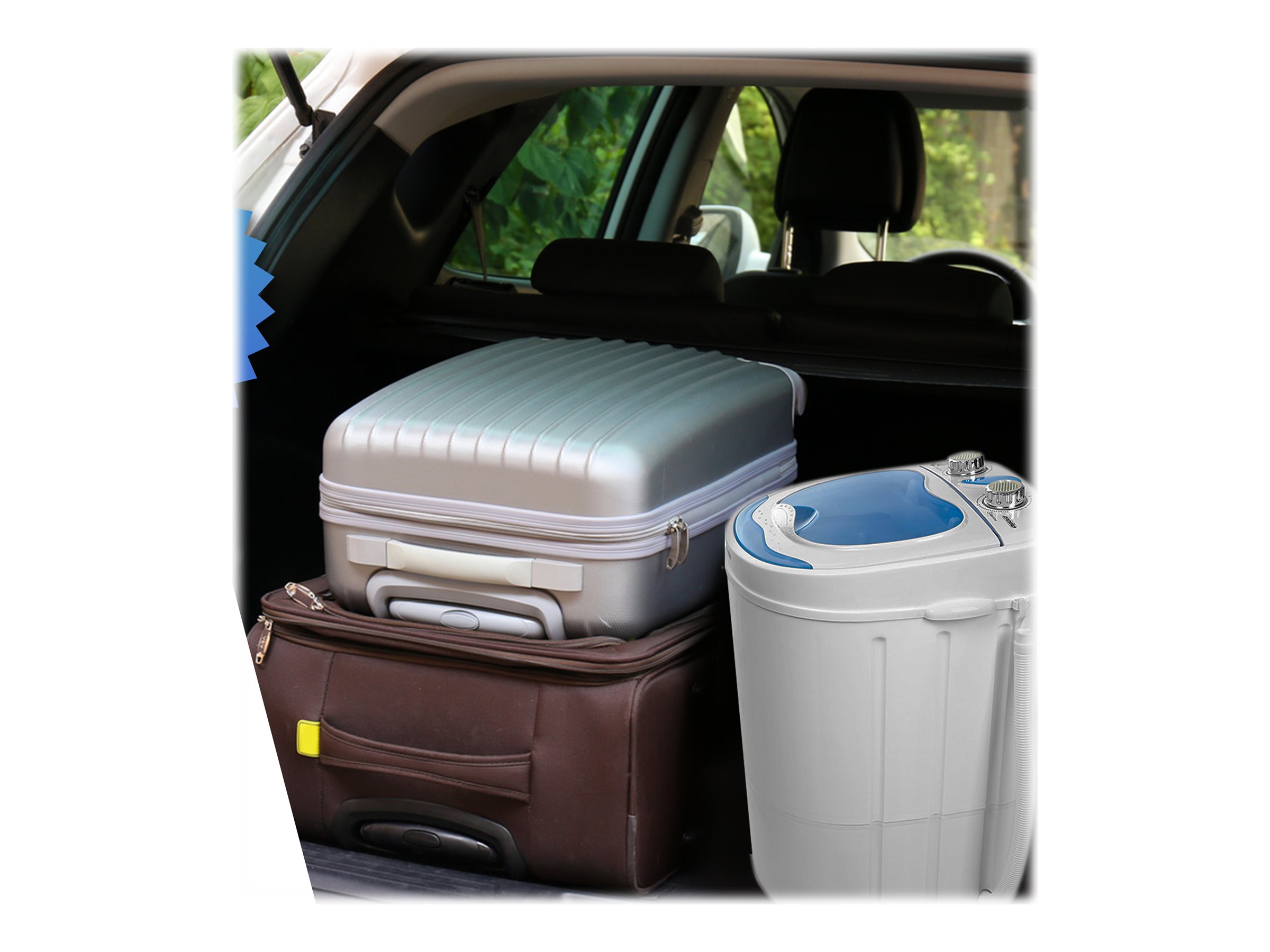 Mesko | Washing machine semi automatic | MS 8053 | Top loading | Washing capacity 3 kg | Depth 37 cm | Width 36 cm | White - Image 8