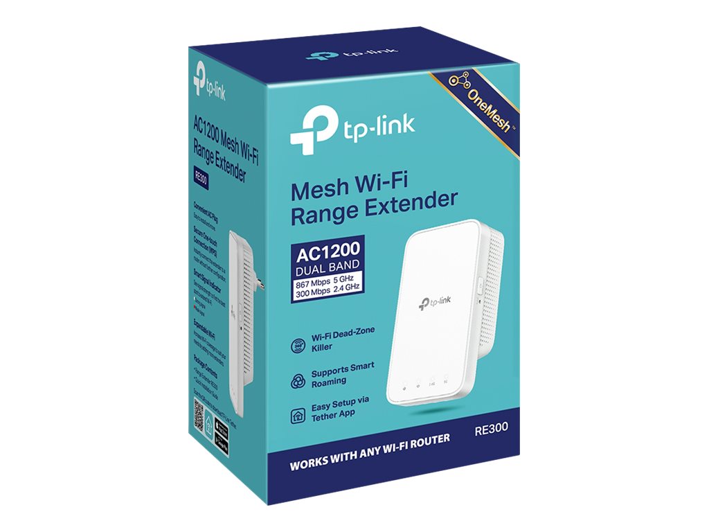 TP-LINK | Mesh Extender | RE300 | 802.11ac | 2.4GHz/5GHz | 300+867 Mbit/s | Ethernet LAN (RJ-45) ports No | MU-MiMO No | no PoE | Antenna type 2xInternal - Image 6