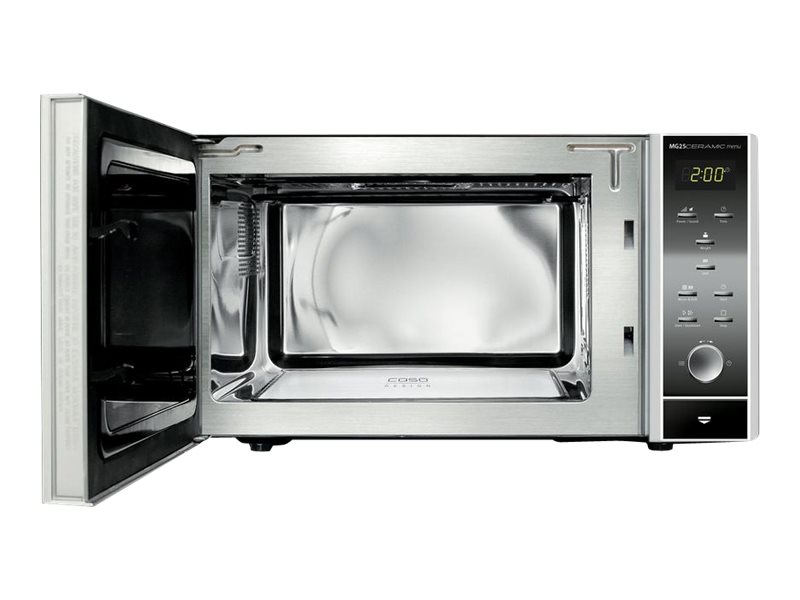 Caso | Microwave oven with Grill | MG 25 | Free standing | 900 W | Grill | Silver - Image 4