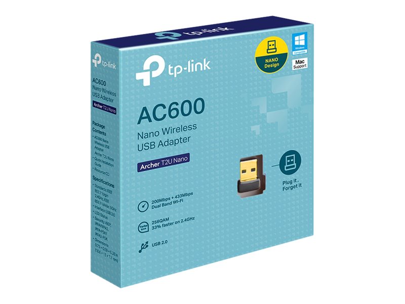 TP-LINK | Dual Band USB 2.0 Adapter | Archer T2U Nano - Image 6