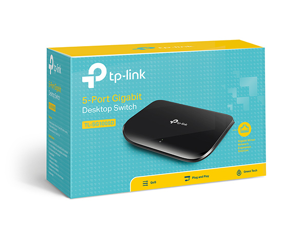 TP-LINK | Switch | TL-SG1005D | Unmanaged | Desktop | Gigabit Ethernet (copper) ports quantity 5 | Power supply type External | 36 month(s) - Image 12