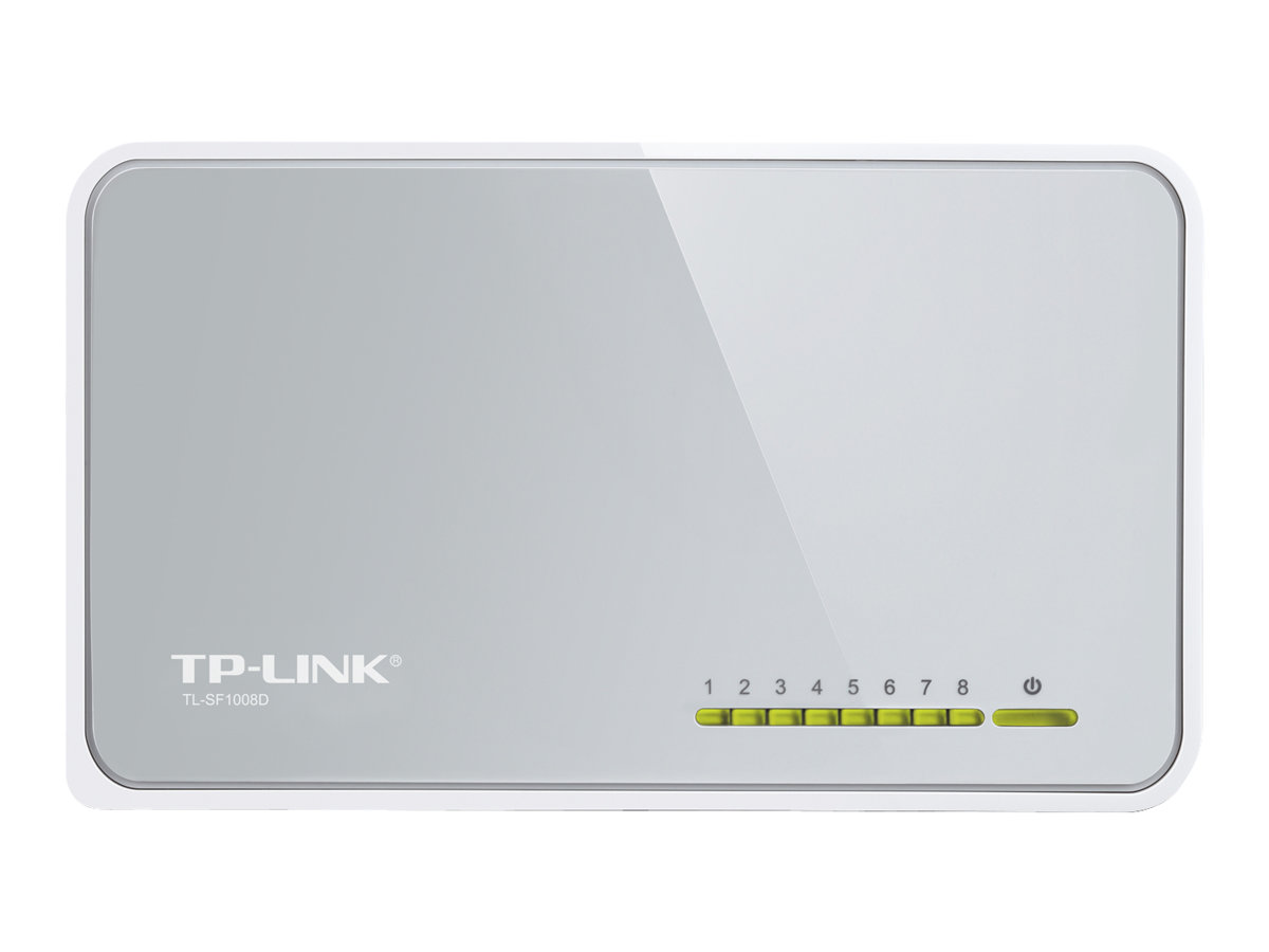 TP-LINK | Switch | TL-SF1008D | Unmanaged | Desktop | 10/100 Mbps (RJ-45) ports quantity 8 | Power supply type External | 36 month(s) - Image 5