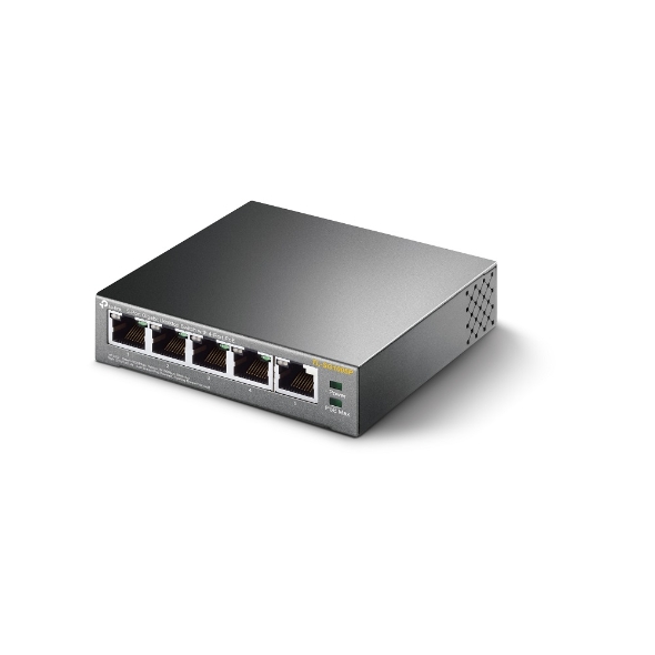 TP-LINK | Switch | TL-SG1005P | Unmanaged | Desktop | Gigabit Ethernet (copper) ports quantity 5 | Power over Ethernet (PoE) ports quantity 4 | Power supply type External | 36 month(s) - Image 4