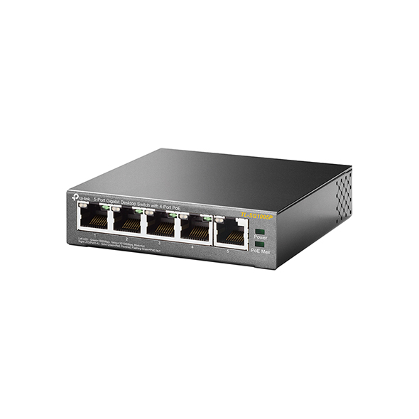 TP-LINK | Switch | TL-SG1005P | Unmanaged | Desktop | Gigabit Ethernet (copper) ports quantity 5 | Power over Ethernet (PoE) ports quantity 4 | Power supply type External | 36 month(s) - Image 6