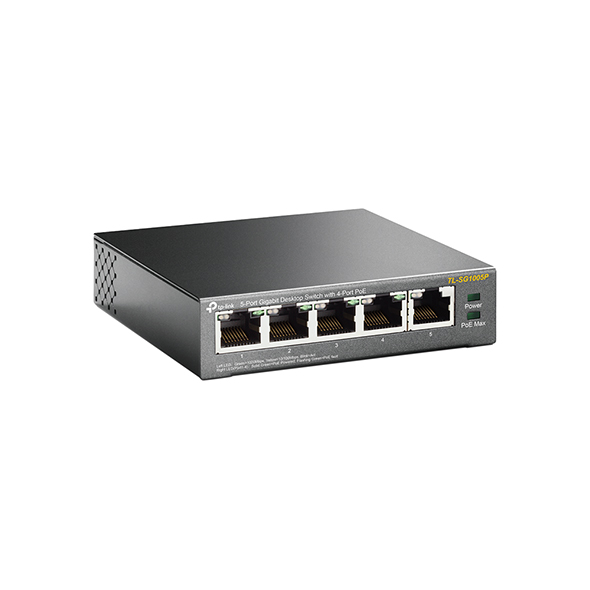 TP-LINK | Switch | TL-SG1005P | Unmanaged | Desktop | Gigabit Ethernet (copper) ports quantity 5 | Power over Ethernet (PoE) ports quantity 4 | Power supply type External | 36 month(s) - Image 8