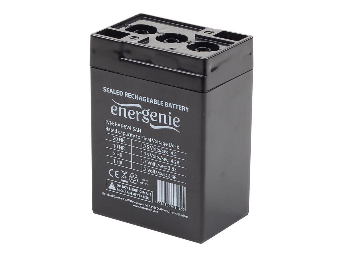 EnerGenie | Rechargeable battery for UPS | BAT-6V4.5AH - Image 2