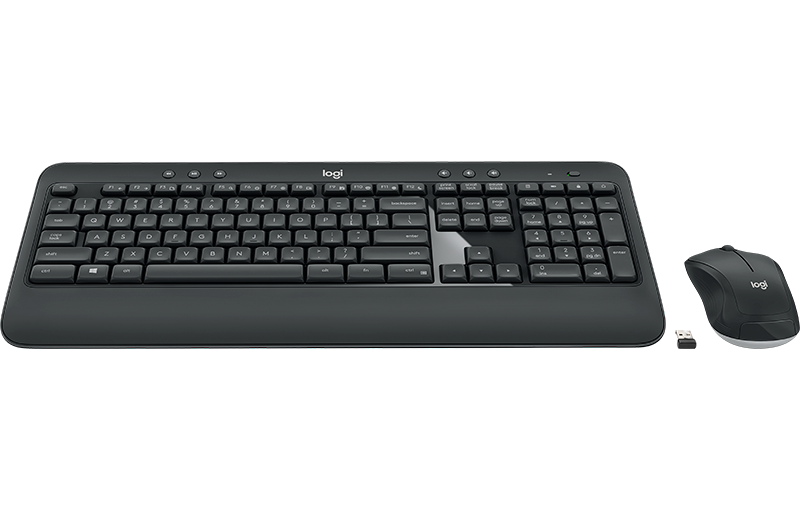 Logitech | MK540 Advanced | Keyboard and Mouse Set | Wireless | Mouse included | Batteries included | US | Black | USB | Wireless connection