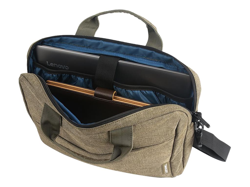 Lenovo | Casual Toploader T210 | Fits up to size 15.6 " | Messenger - Briefcase | Green - Image 7