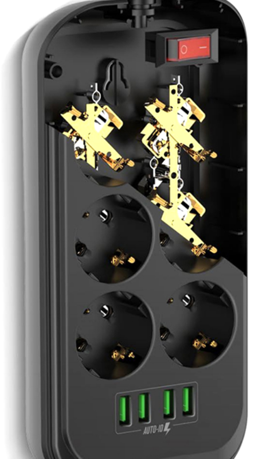 ColorWay | 10 A | Power Socket | CW-CHE64B | 17 W - Image 7