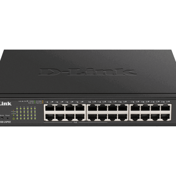 D-Link | Smart Switch | DGS-1100-24PV2 | Managed | Rack Mountable | Power over Ethernet (PoE) ports quantity 12 | Power supply type Single