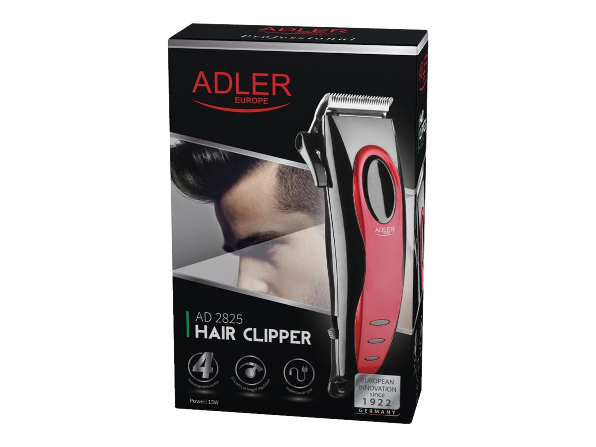 Adler | Hair clipper | AD 2825 | Corded | Red - Image 8