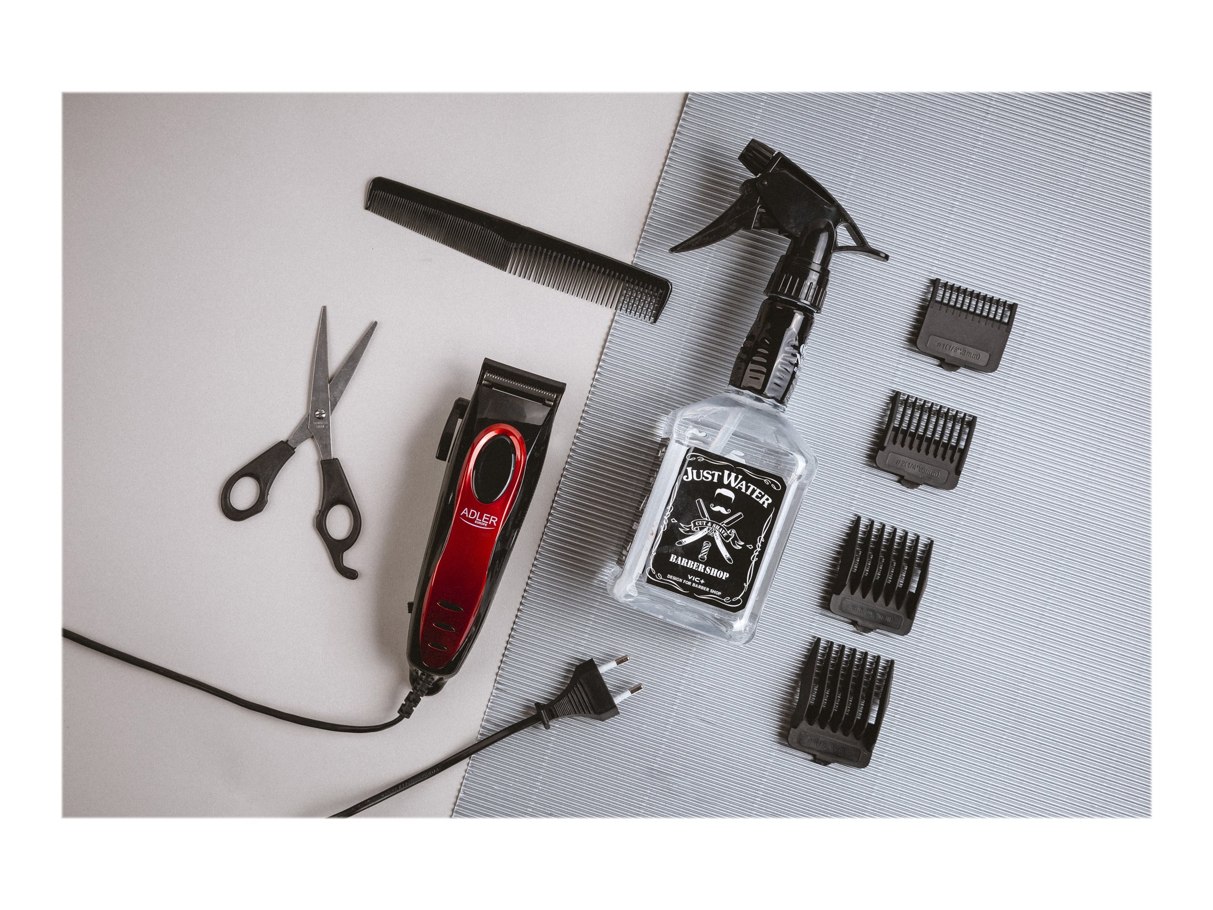 Adler | Hair clipper | AD 2825 | Corded | Red - Image 14