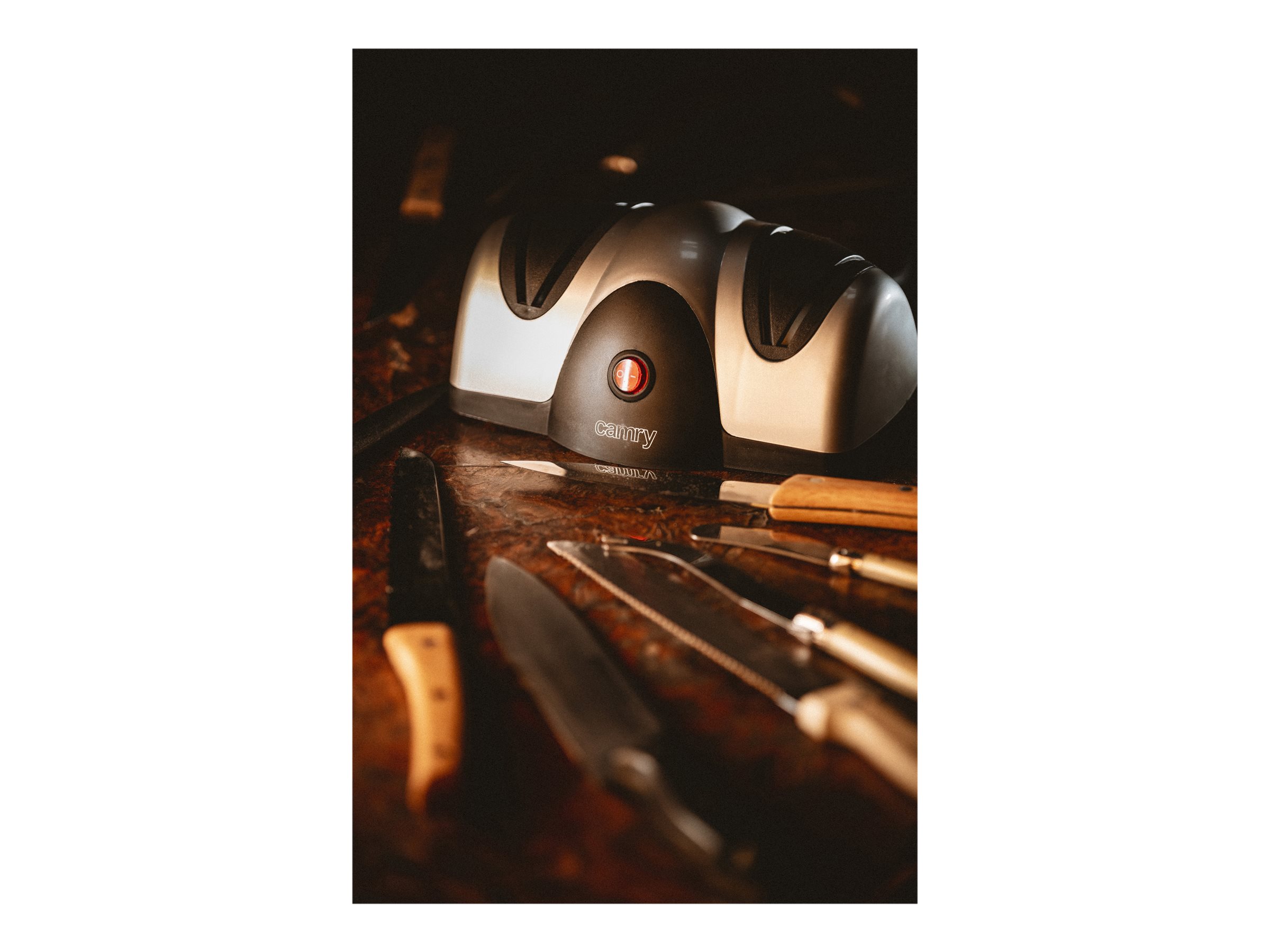 Camry | Knife sharpener | CR 4469 | Electric | Black/Silver | 60 W | 2 - Image 6