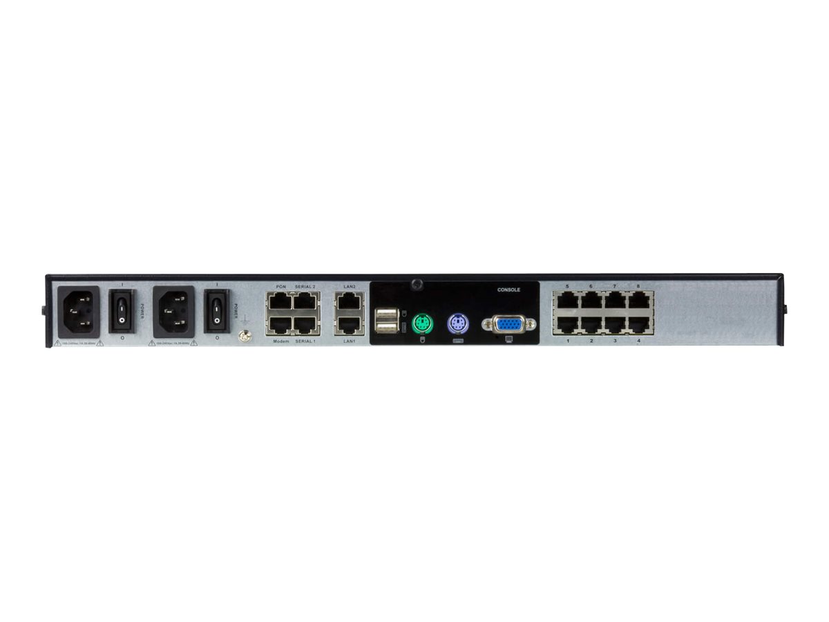 Aten | 1-Local/1-Remote Access 8-Port Cat 5 KVM over IP Switch with Virtual Media (1920 x 1200) | KN1108VA-AX-G - Image 4