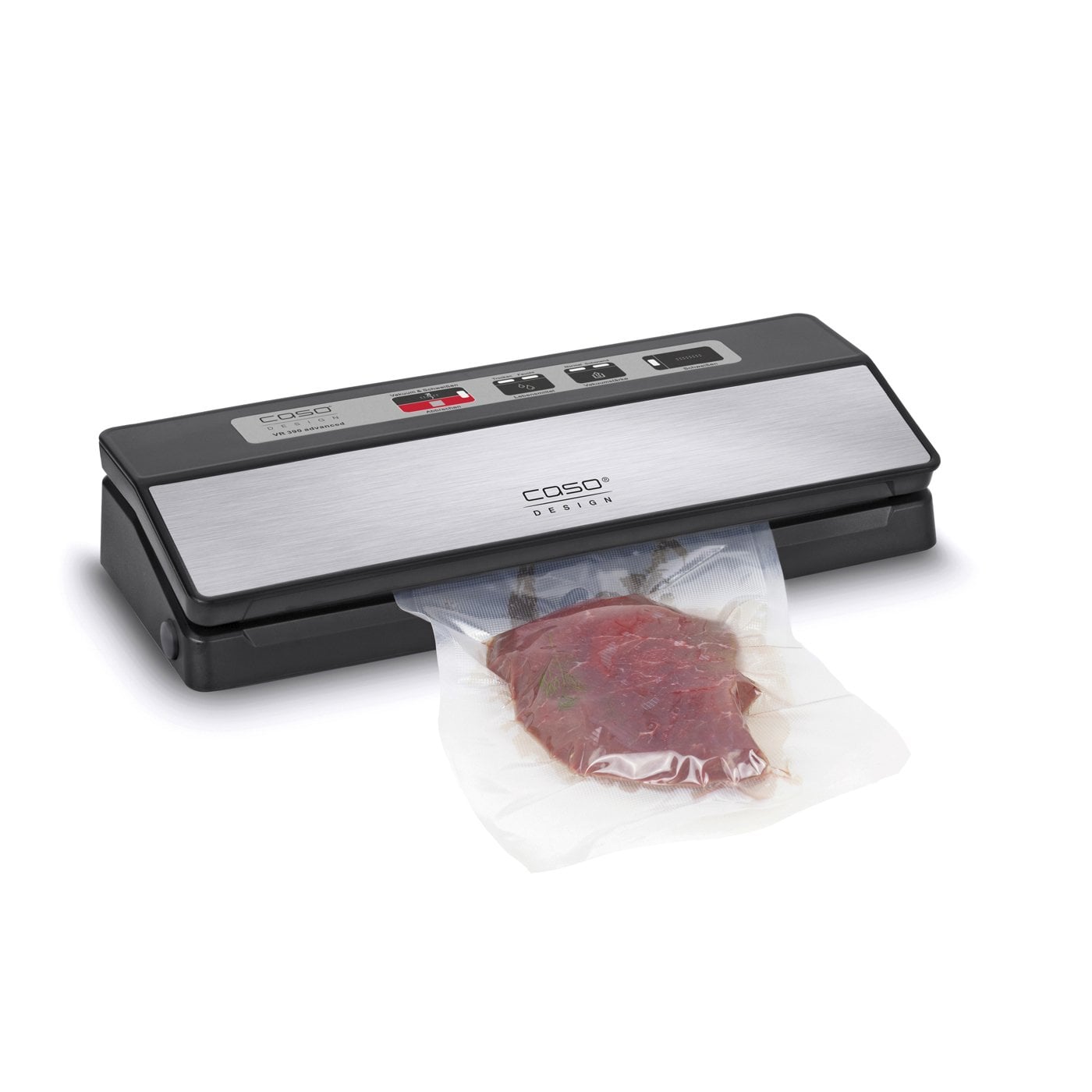 Caso | Bar Vacuum sealer | VR 390 advanced | Power 110 W | Temperature control | Black/Stainless steel - Image 6