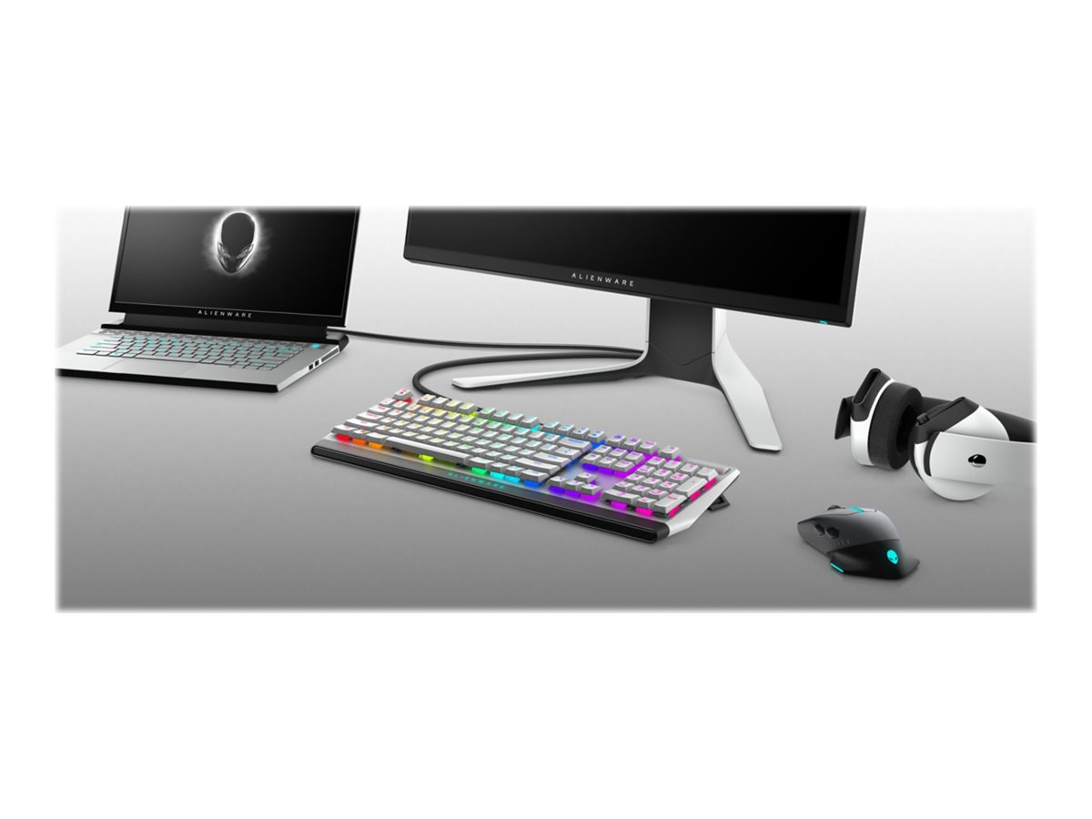 Dell | Alienware Gaming Keyboard | AW510K | Mechanical Gaming Keyboard | Wired | EN | Black/Silver | USB | English | 910 g - Image 7