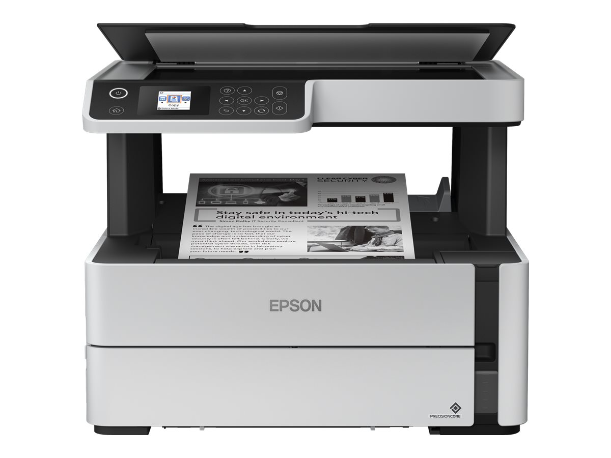 Epson 3 in 1 printer | EcoTank M2170 | Inkjet | Mono | All-in-one | A4 | Wi-Fi | White - Image 8