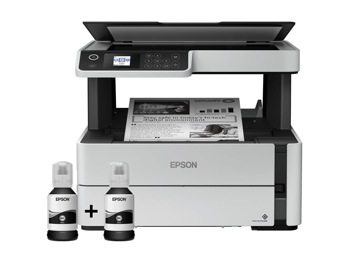 Epson 3 in 1 printer | EcoTank M2170 | Inkjet | Mono | All-in-one | A4 | Wi-Fi | White - Image 13