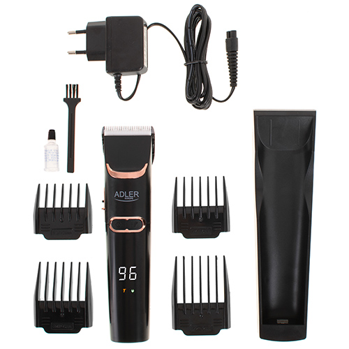 Adler | Hair Clipper | AD 2832 | Cordless or corded | Number of length steps 4 | Black - Image 5