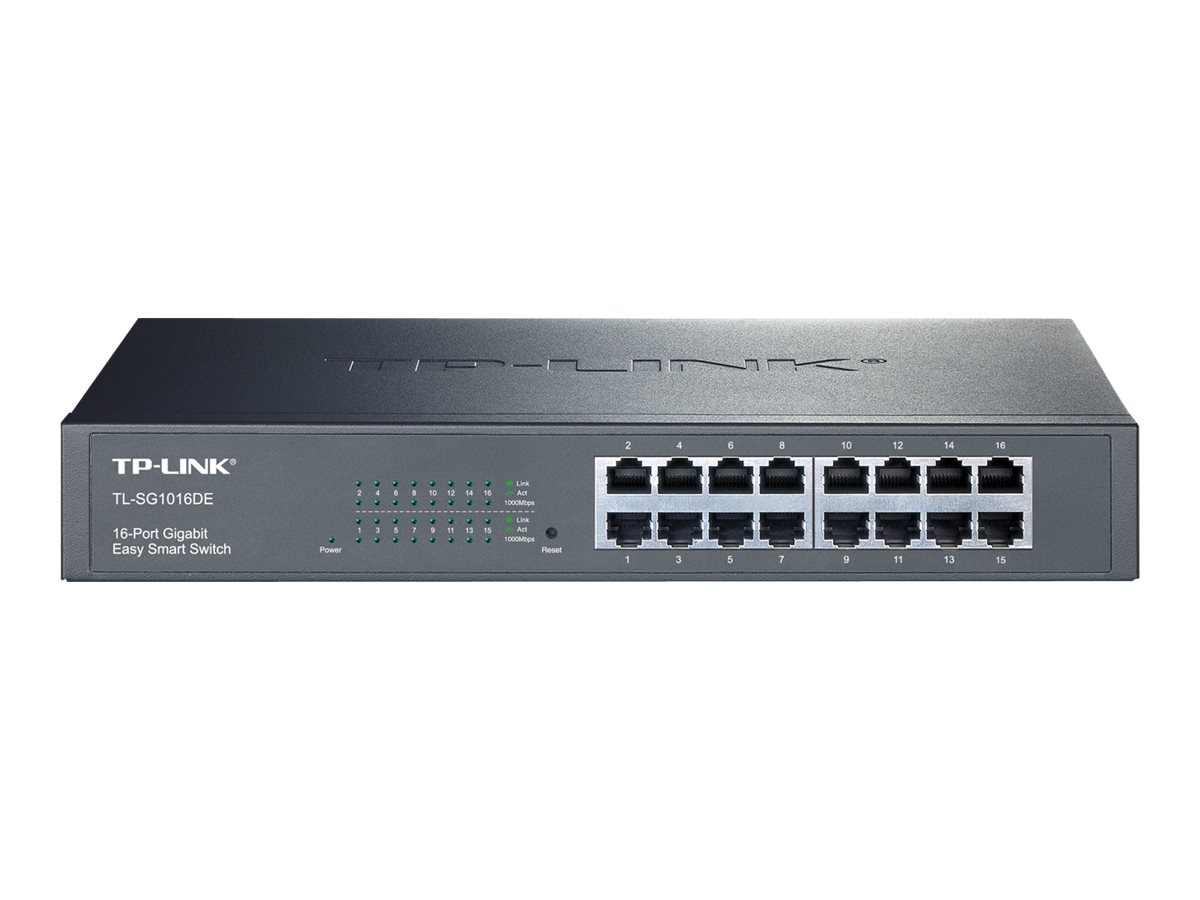 TP-LINK | Switch | TL-SG1016DE | Web Managed | Rackmountable | Gigabit Ethernet (copper) ports quantity 16 | 36 month(s) - Image 3
