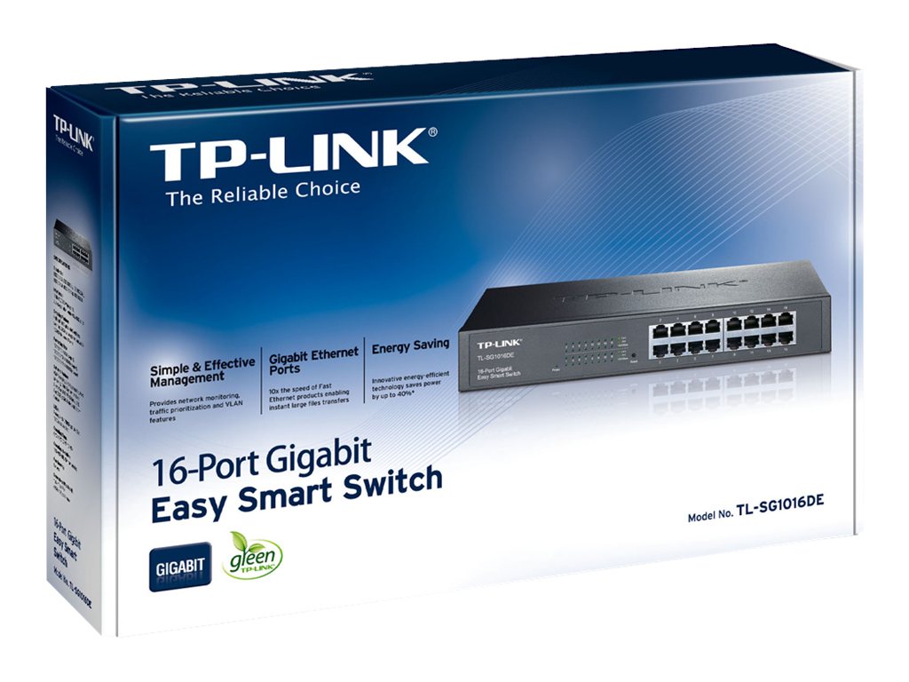 TP-LINK | Switch | TL-SG1016DE | Web Managed | Rackmountable | Gigabit Ethernet (copper) ports quantity 16 | 36 month(s) - Image 5