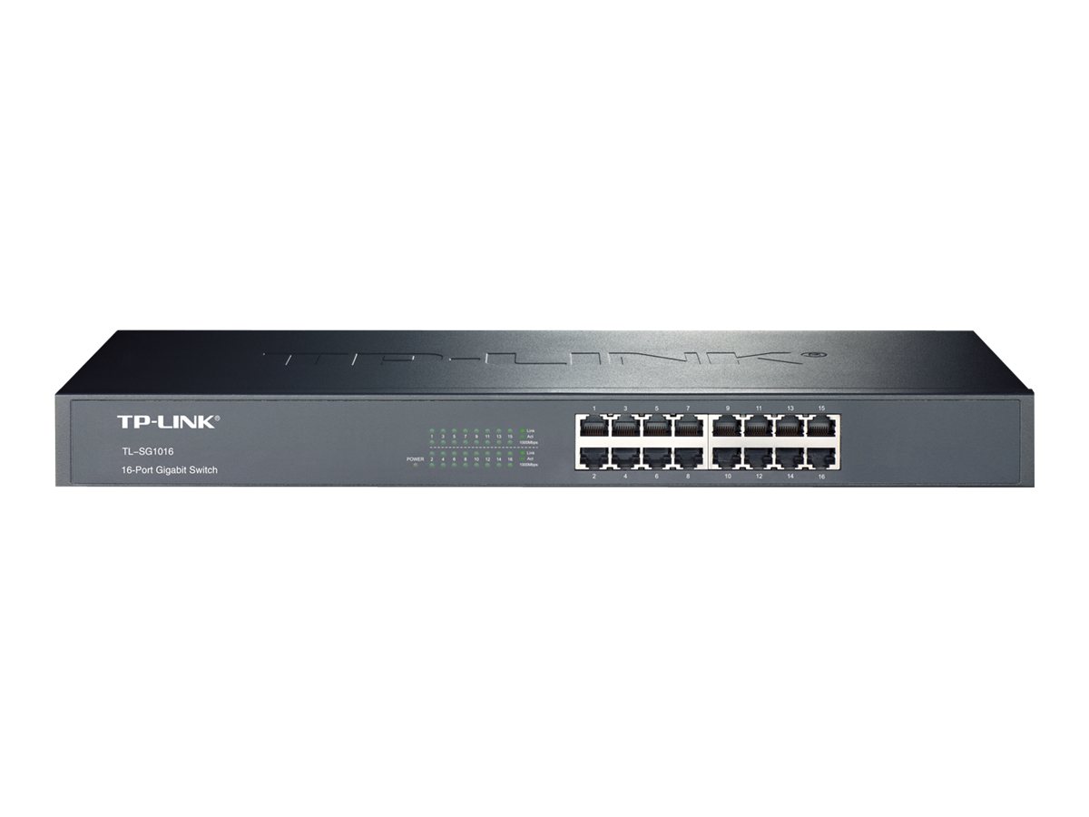 TP-LINK | Switch | TL-SG1016 | Unmanaged | Rackmountable | Gigabit Ethernet (copper) ports quantity 16 | 60 month(s) - Image 3