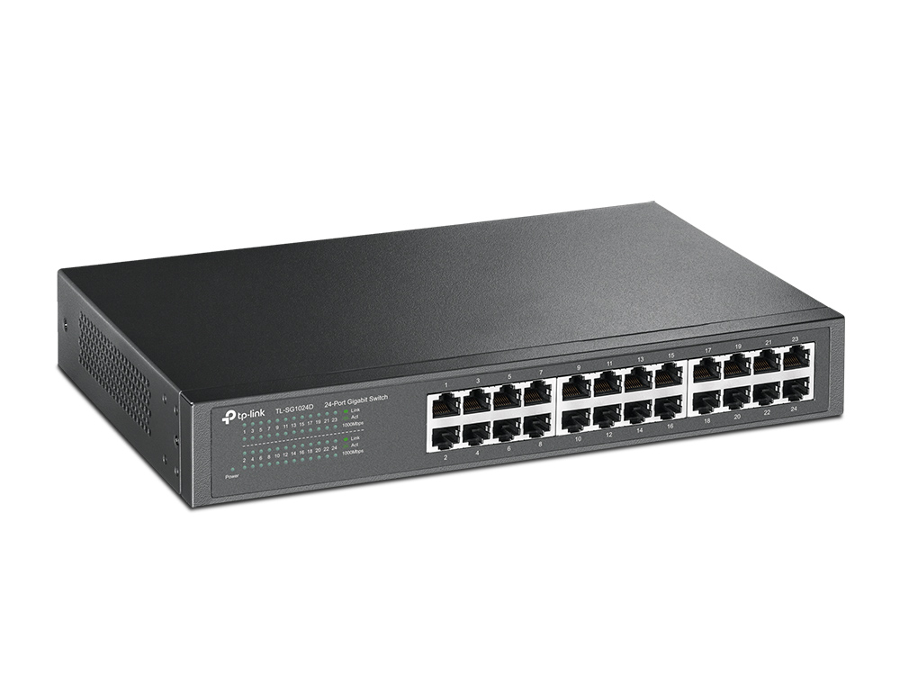 TP-LINK | Switch | TL-SG1024D | Unmanaged | Desktop/Rackmountable | Gigabit Ethernet (copper) ports quantity 24 | 36 month(s) - Image 6
