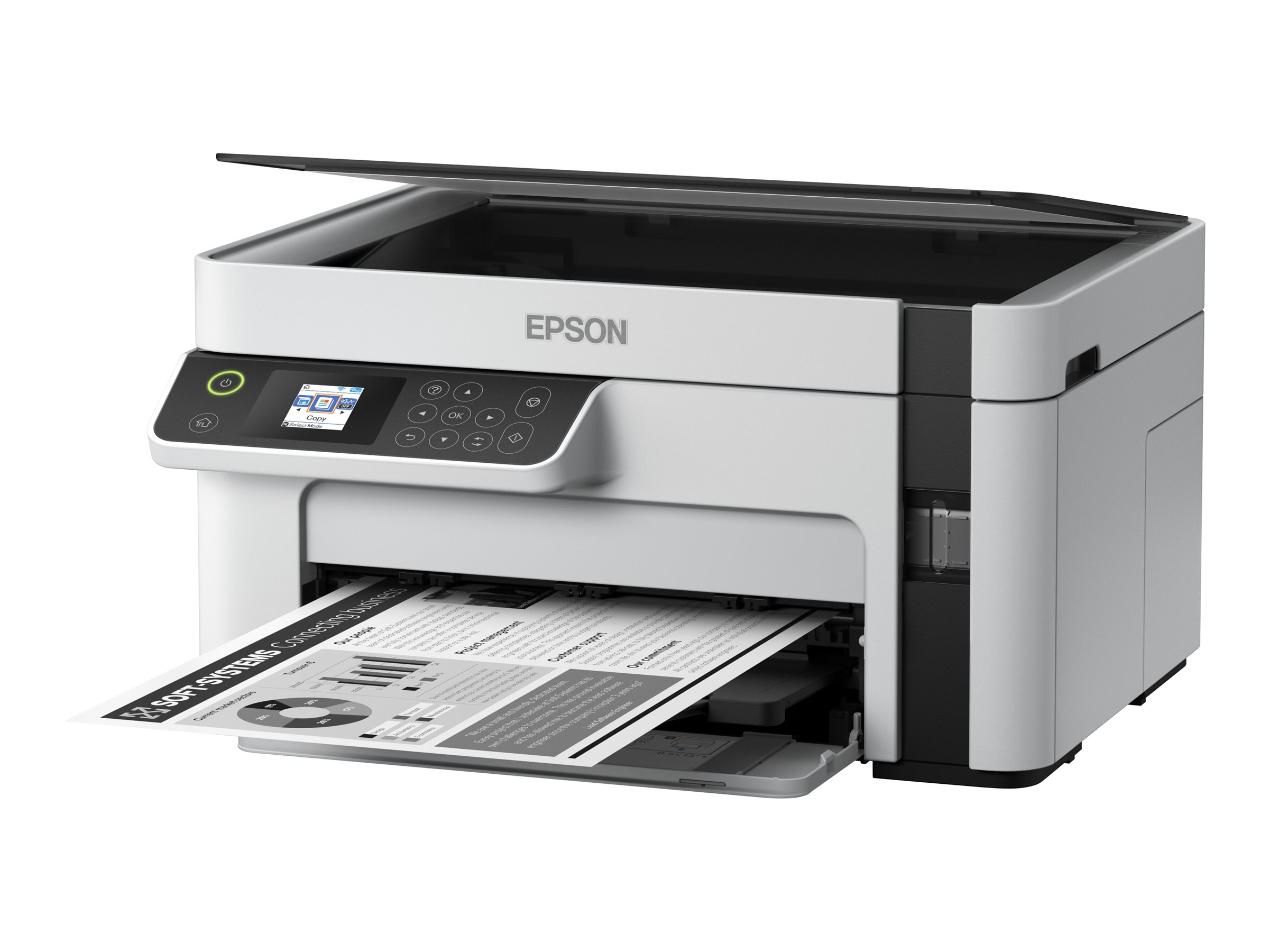 Epson Multifunction compact printer | EcoTank M2120 | Inkjet | Mono | A4 | Wi-Fi | White - Image 15