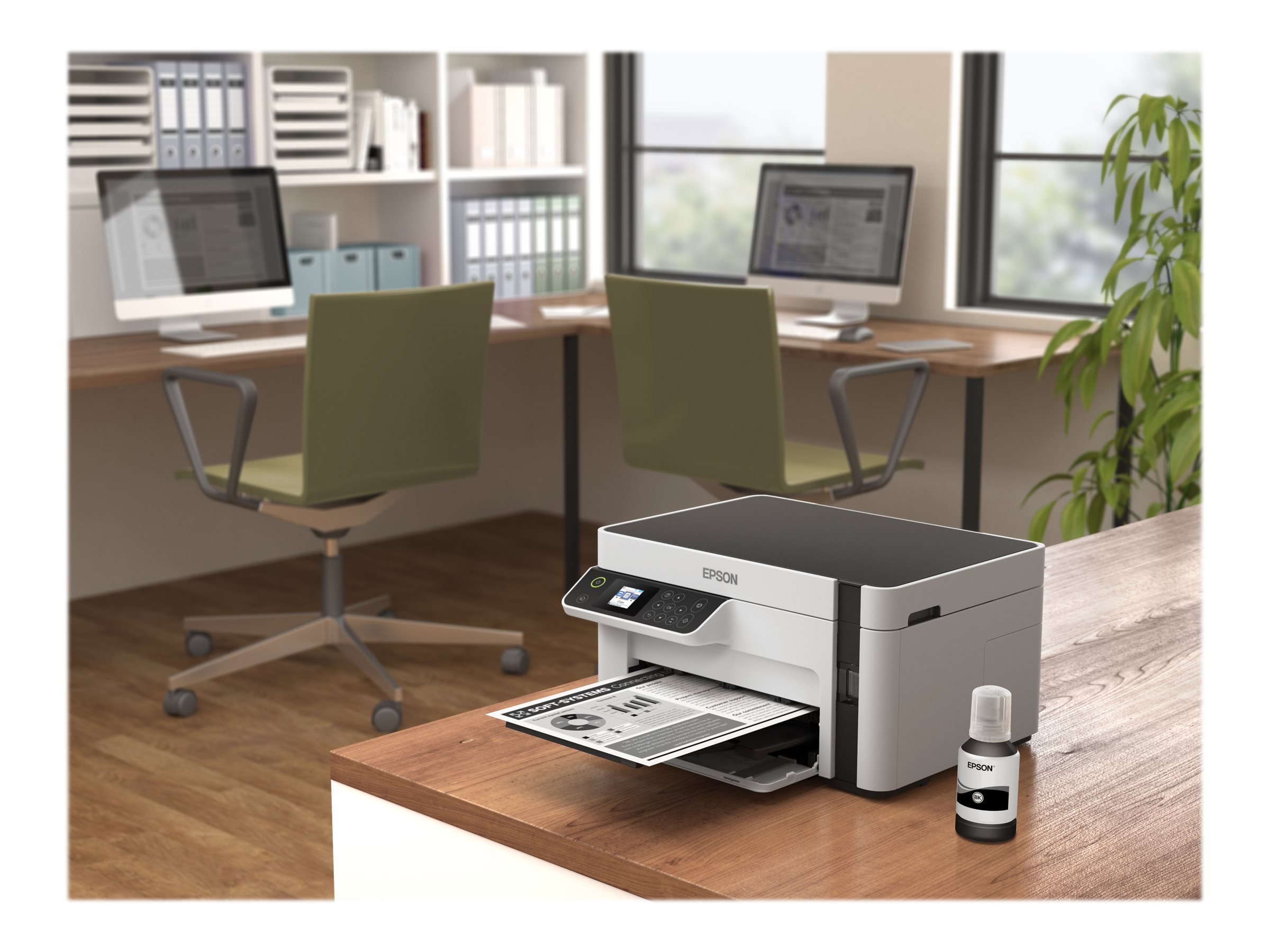 Epson Multifunction compact printer | EcoTank M2120 | Inkjet | Mono | A4 | Wi-Fi | White - Image 29