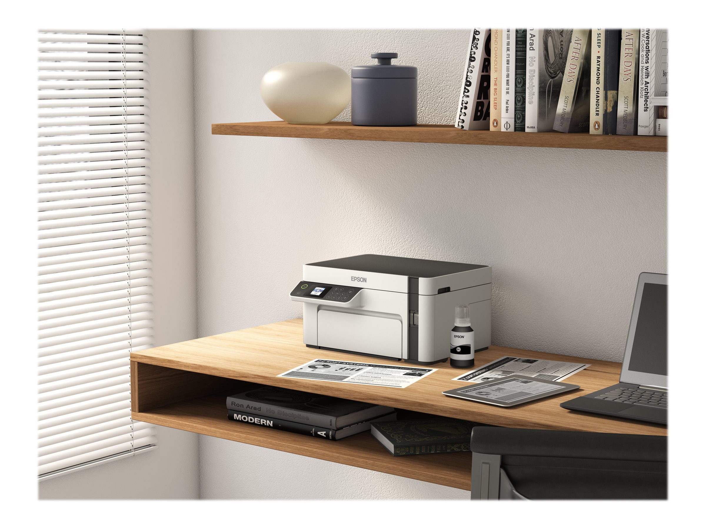 Epson Multifunction compact printer | EcoTank M2120 | Inkjet | Mono | A4 | Wi-Fi | White - Image 32