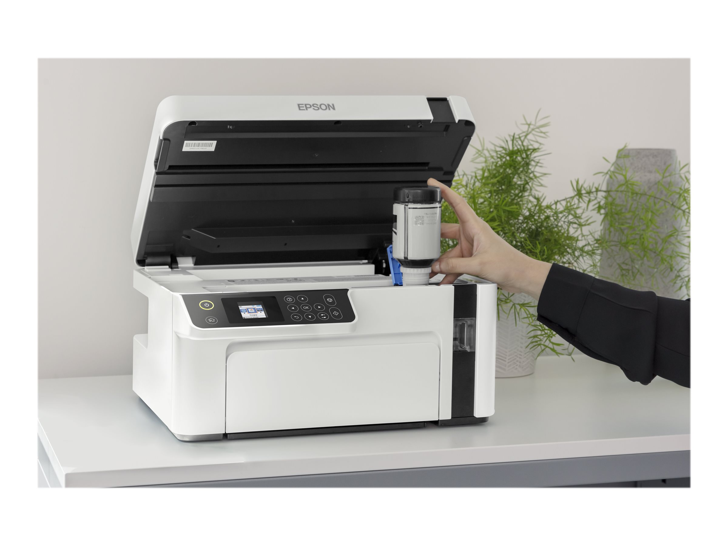 Epson Multifunction compact printer | EcoTank M2120 | Inkjet | Mono | A4 | Wi-Fi | White - Image 35