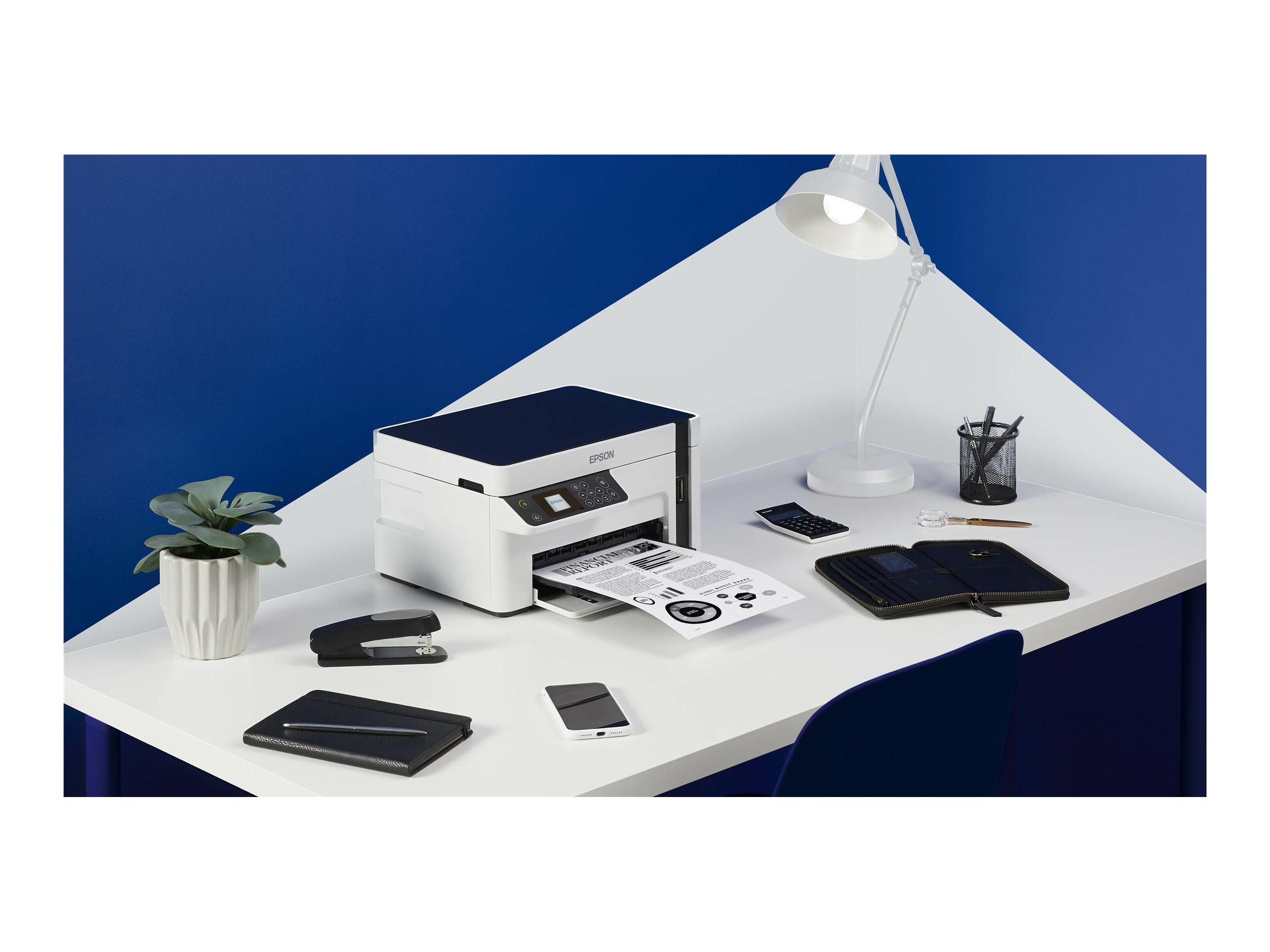 Epson Multifunction compact printer | EcoTank M2120 | Inkjet | Mono | A4 | Wi-Fi | White - Image 37