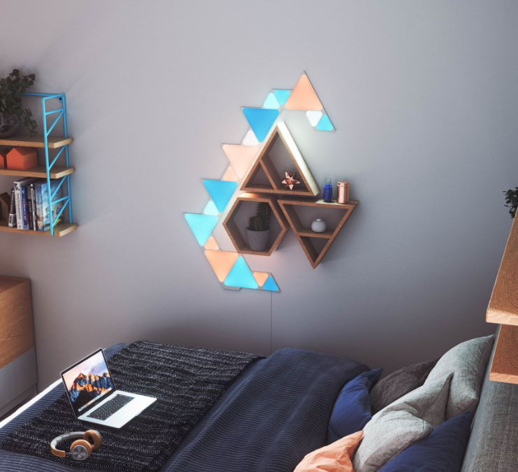 Nanoleaf | Shapes Triangles Starter Kit (15 panels) | 1.5 W | 16M+ colours - Image 10