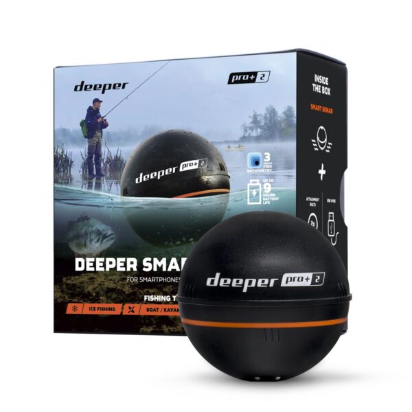 Deeper | Smart Sonar PRO+2 | Sonar | Wi-Fi | Black
