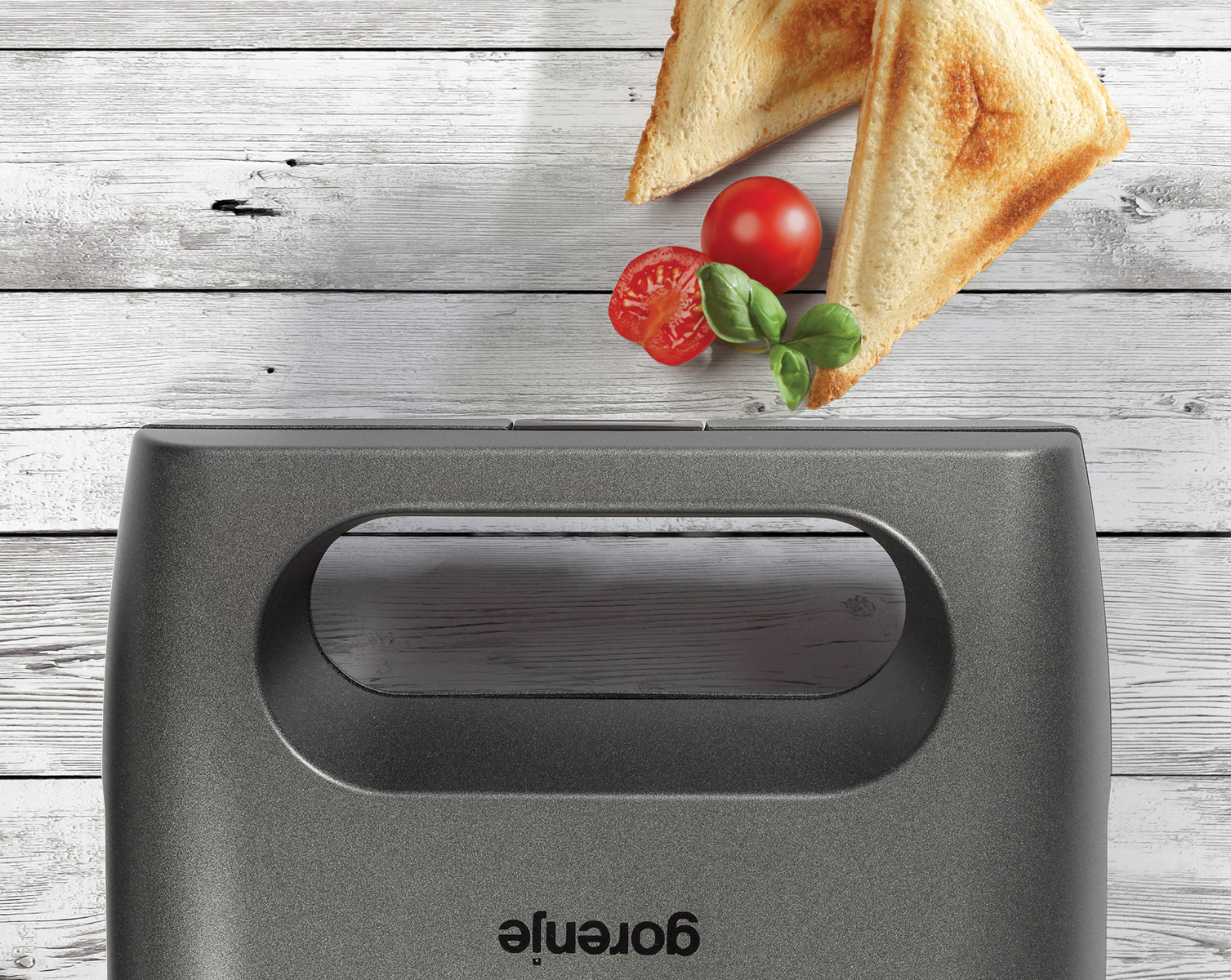 Gorenje | Sandwich maker | SM703GCG | 700 W | Number of plates 3 | Number of pastry 2 | Grey - Image 5