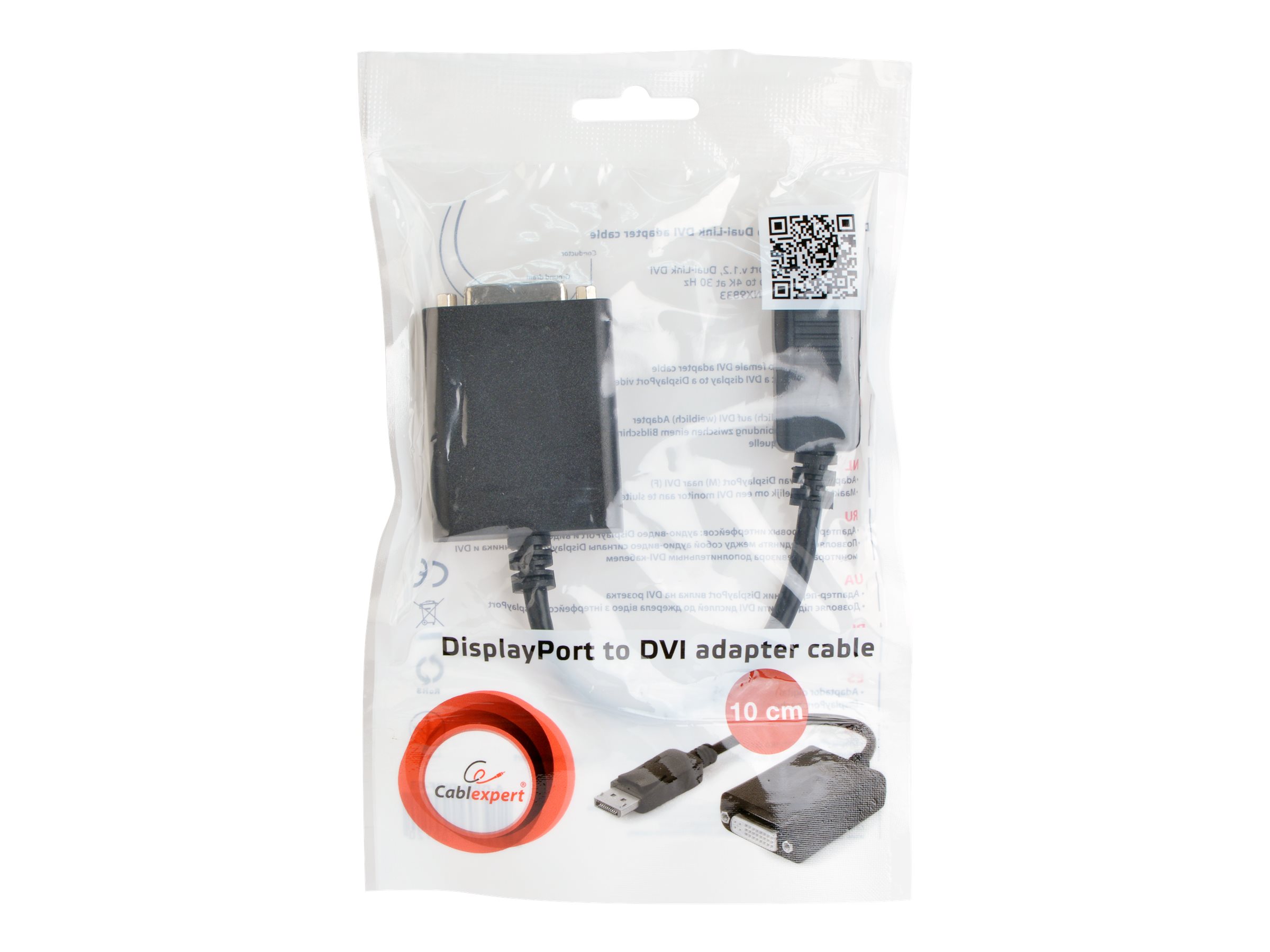 Cablexpert DisplayPort v.1.2 to Dual-Link DVI adapter cable, Black | Cablexpert - Image 5